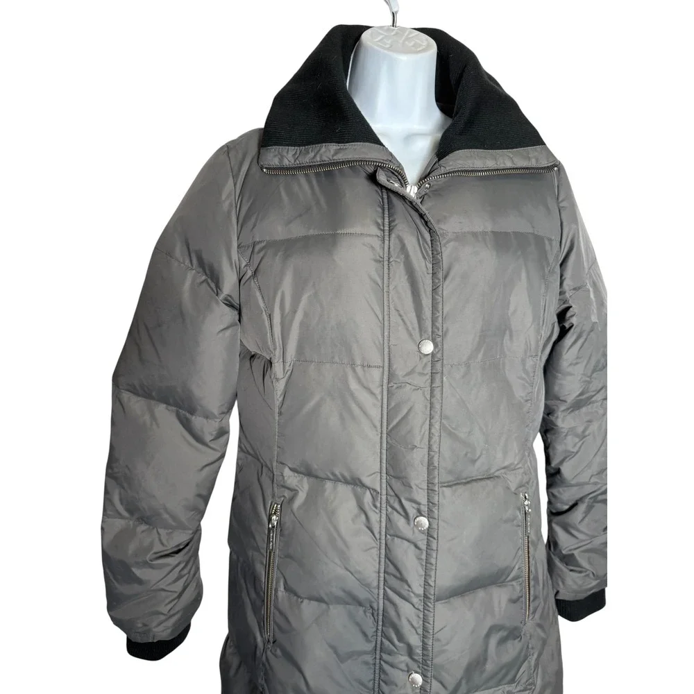 Michael‎ Kors Down Puffer Coat Size Small Women's Olive Green Winter Coat